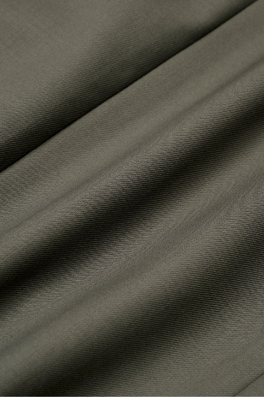 Veil embroidered jacket (Khaki)