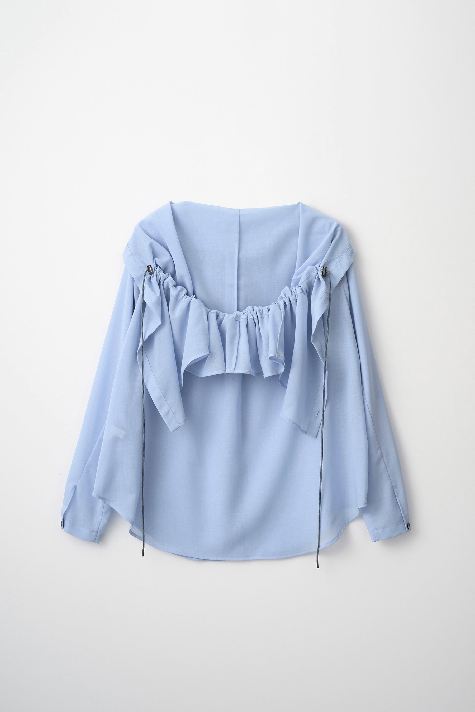 Float hood Shirt (Light blue)