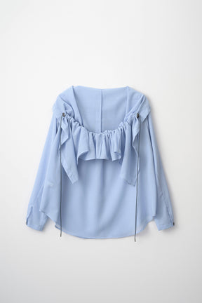 Float hood Shirt (Light blue)