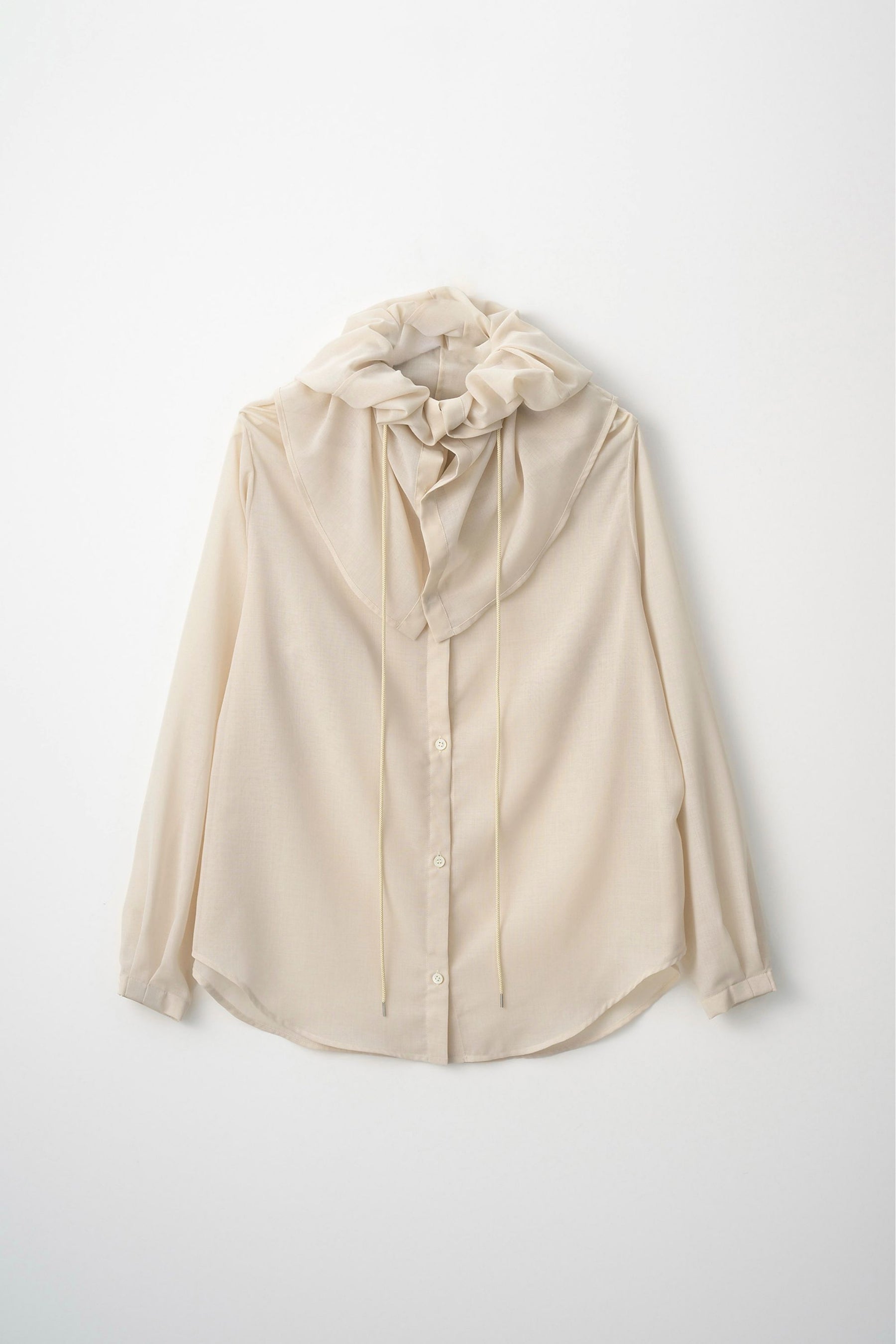 Float hood Shirt (Beige)