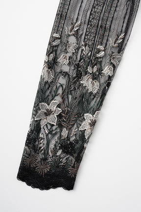 Classic lace cardigan (Black)