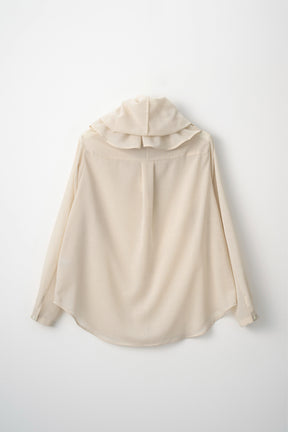 Float hood Shirt (Beige)