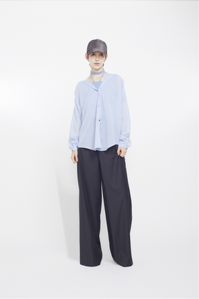 Float hood Shirt (Light blue)