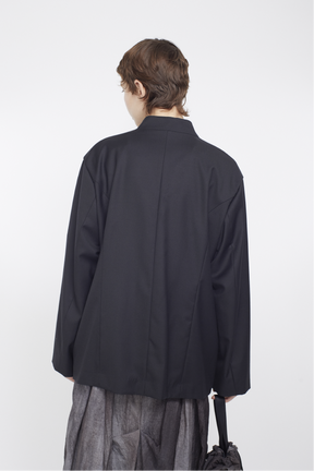Veil embroidered jacket (Black)