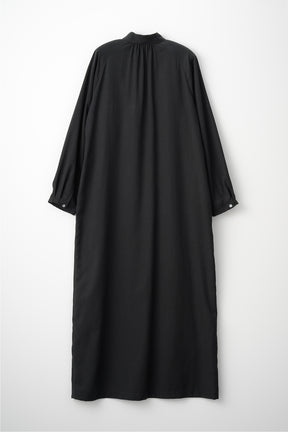 Veil embroidered dress (Black)
