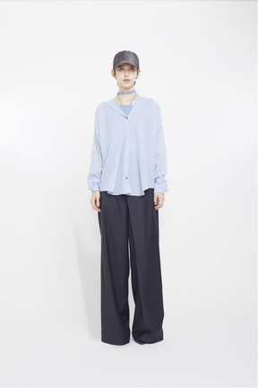 Float hood Shirt (Light blue)