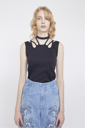 Ivy tank (Black)