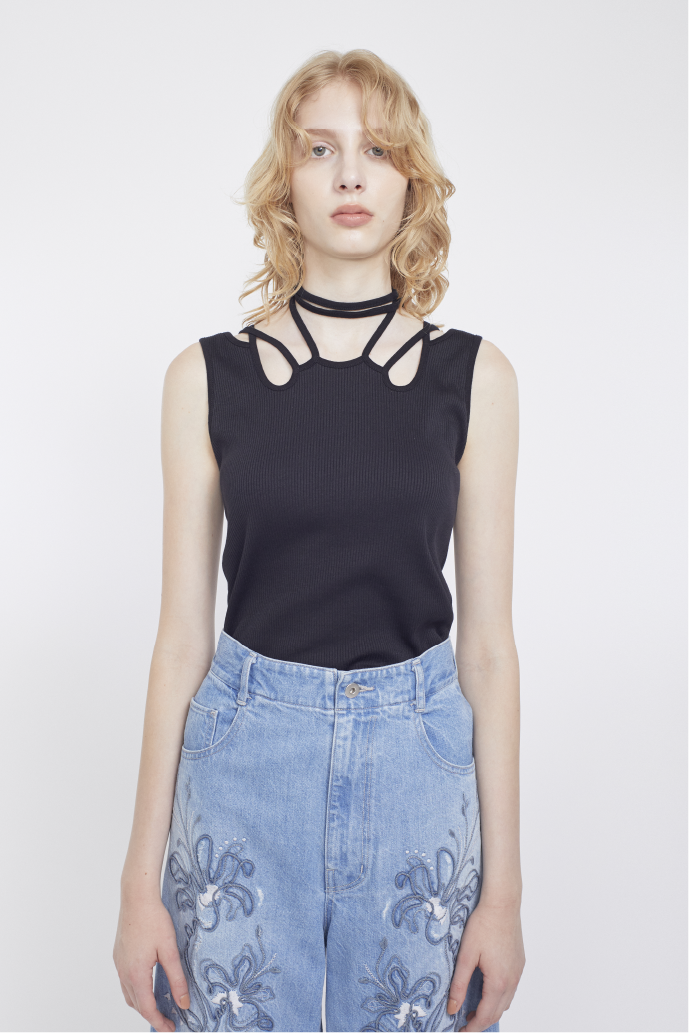 Ivy tank (Black)
