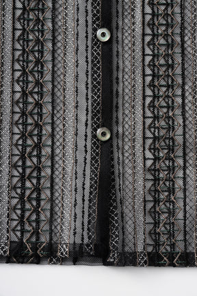 Classic lace cardigan (Black)