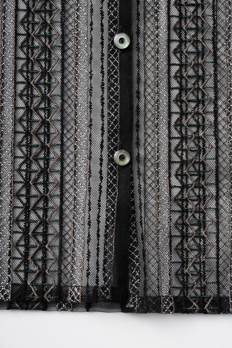 Classic lace cardigan (Black)