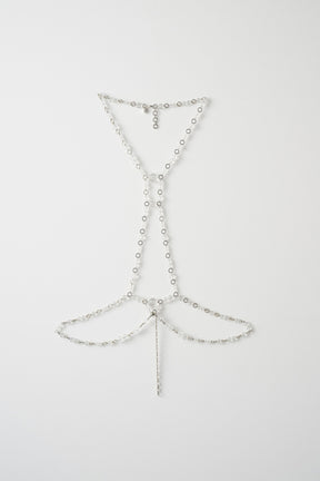 Petal collar lace dress set (Black)