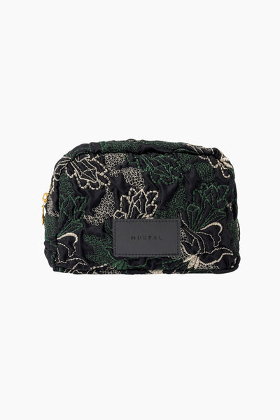Quartz embroidery pouch (Black)