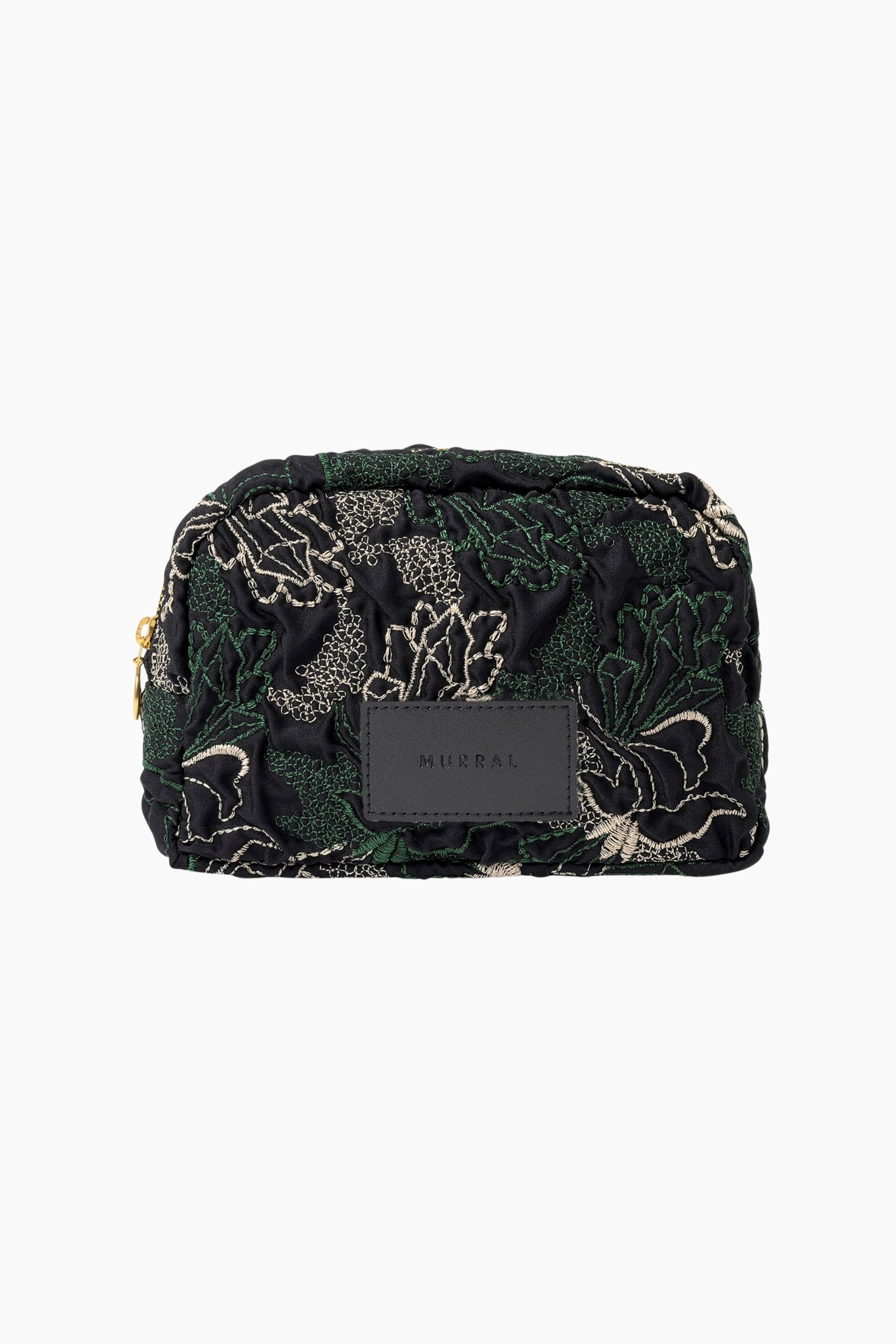 Quartz embroidery pouch (Black)