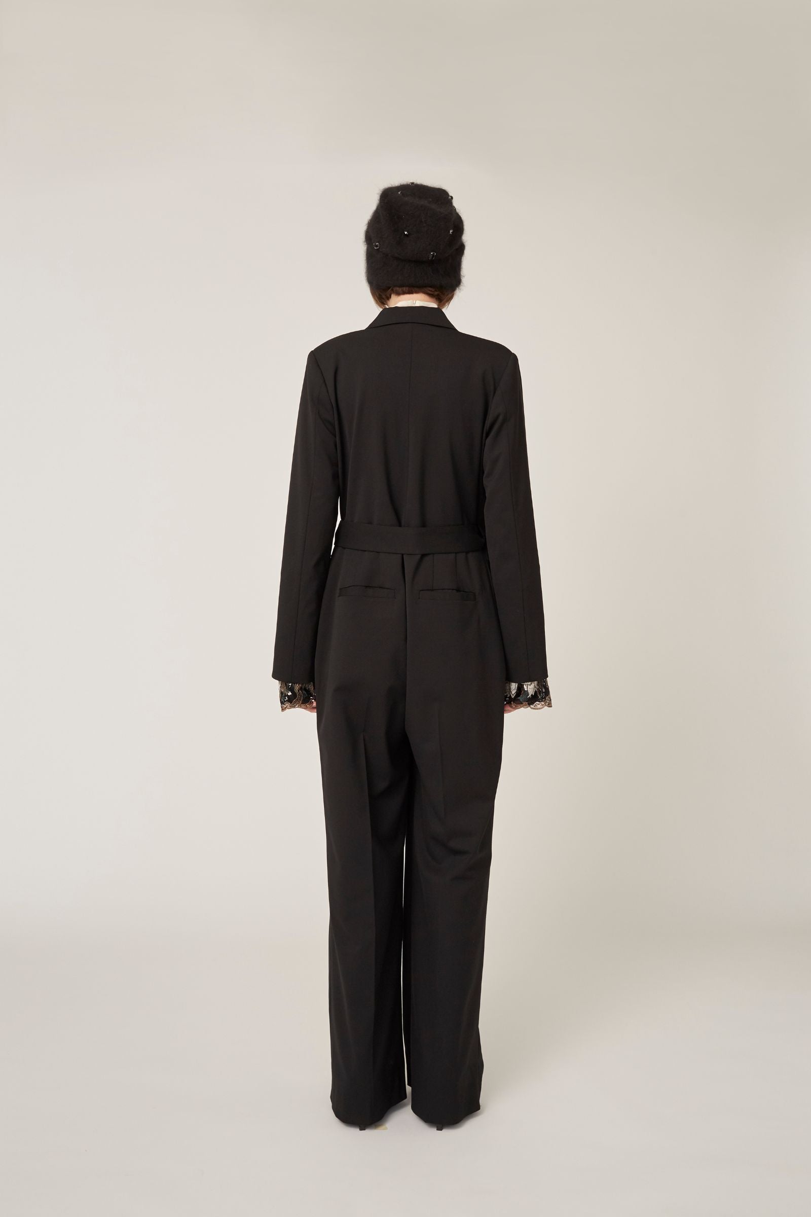 Jewel knit watch (Black)