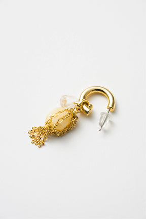 Sway pierced earring (Gold)