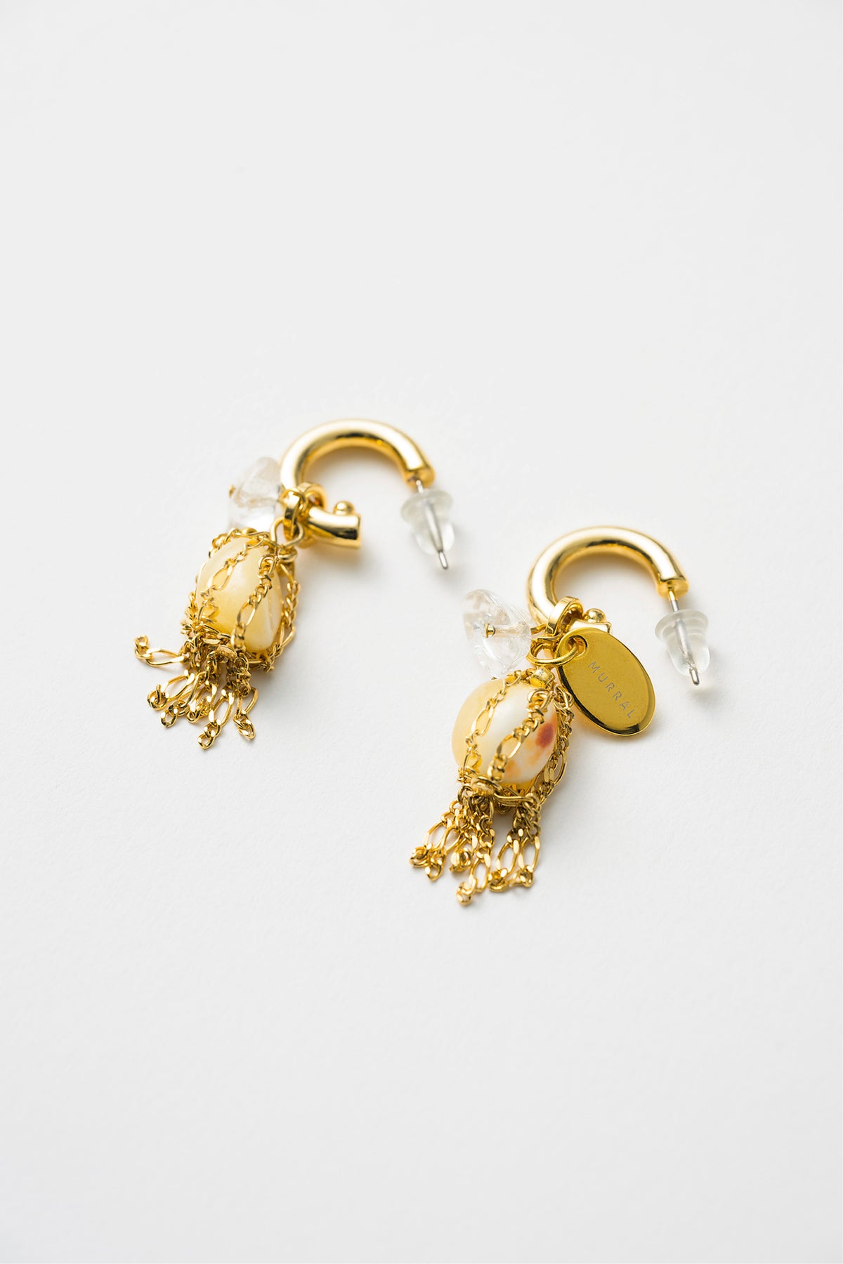 Sway pierced earring (Gold)