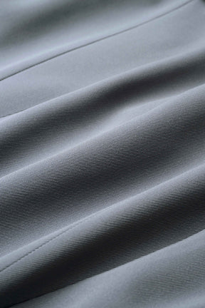 Slit sleeve lace jumpsuit set (Blue)