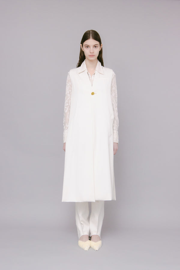 MURRAL Snowflake jacquard velor shirt (White)