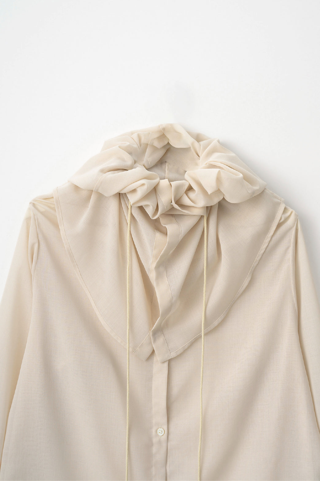 Float hood Shirt (Beige)