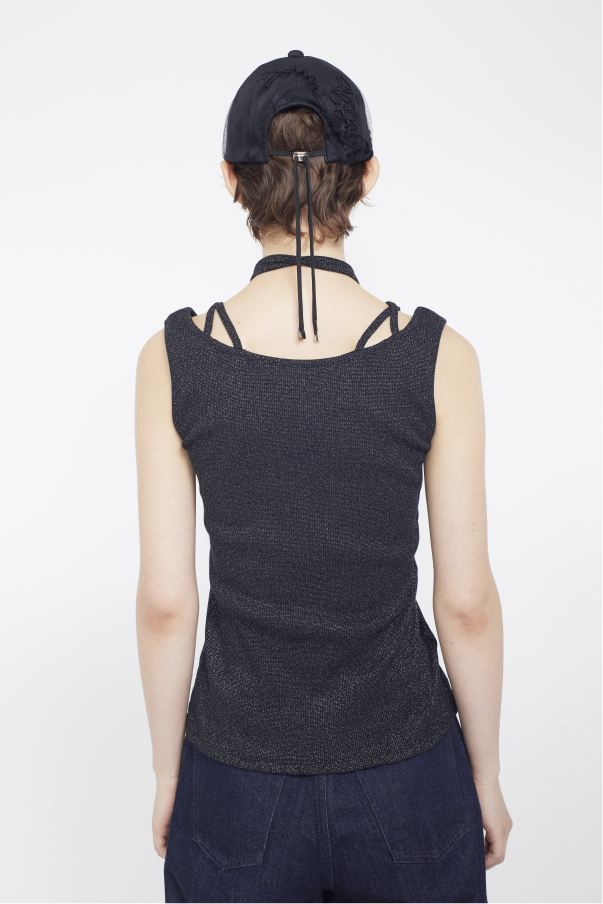 Glitter ivy tank (Black)