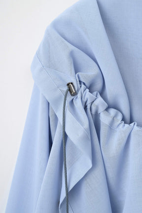 Float hood Shirt (Light blue)