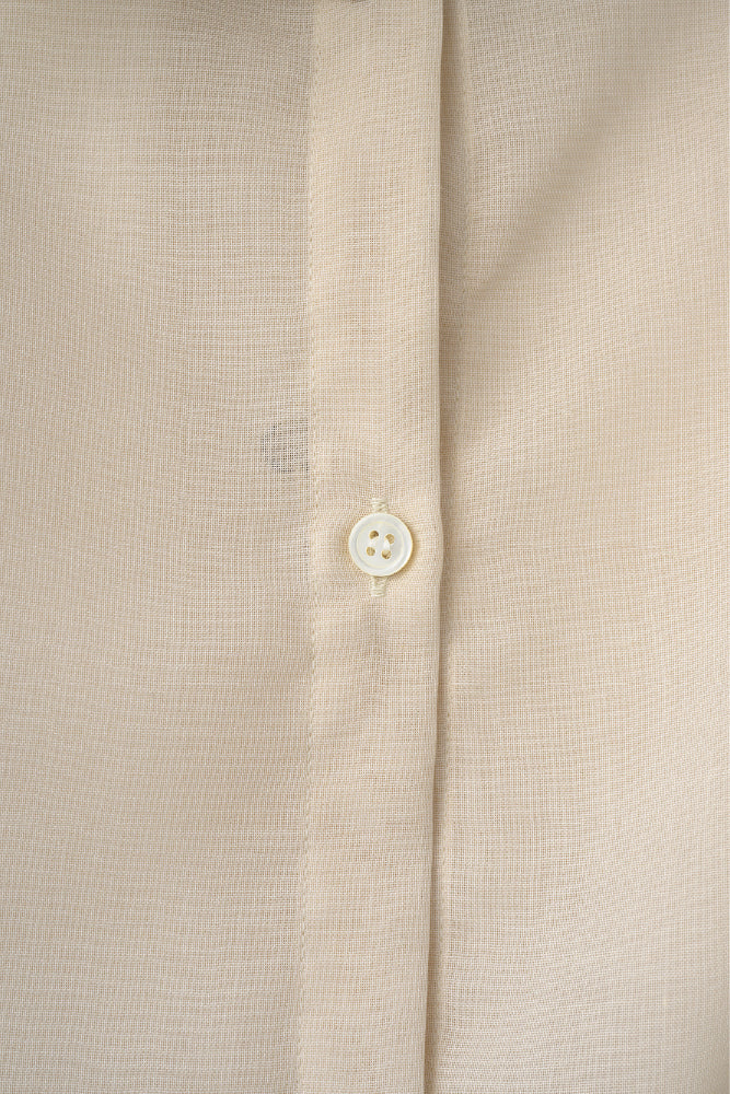 Float hood Shirt (Beige)