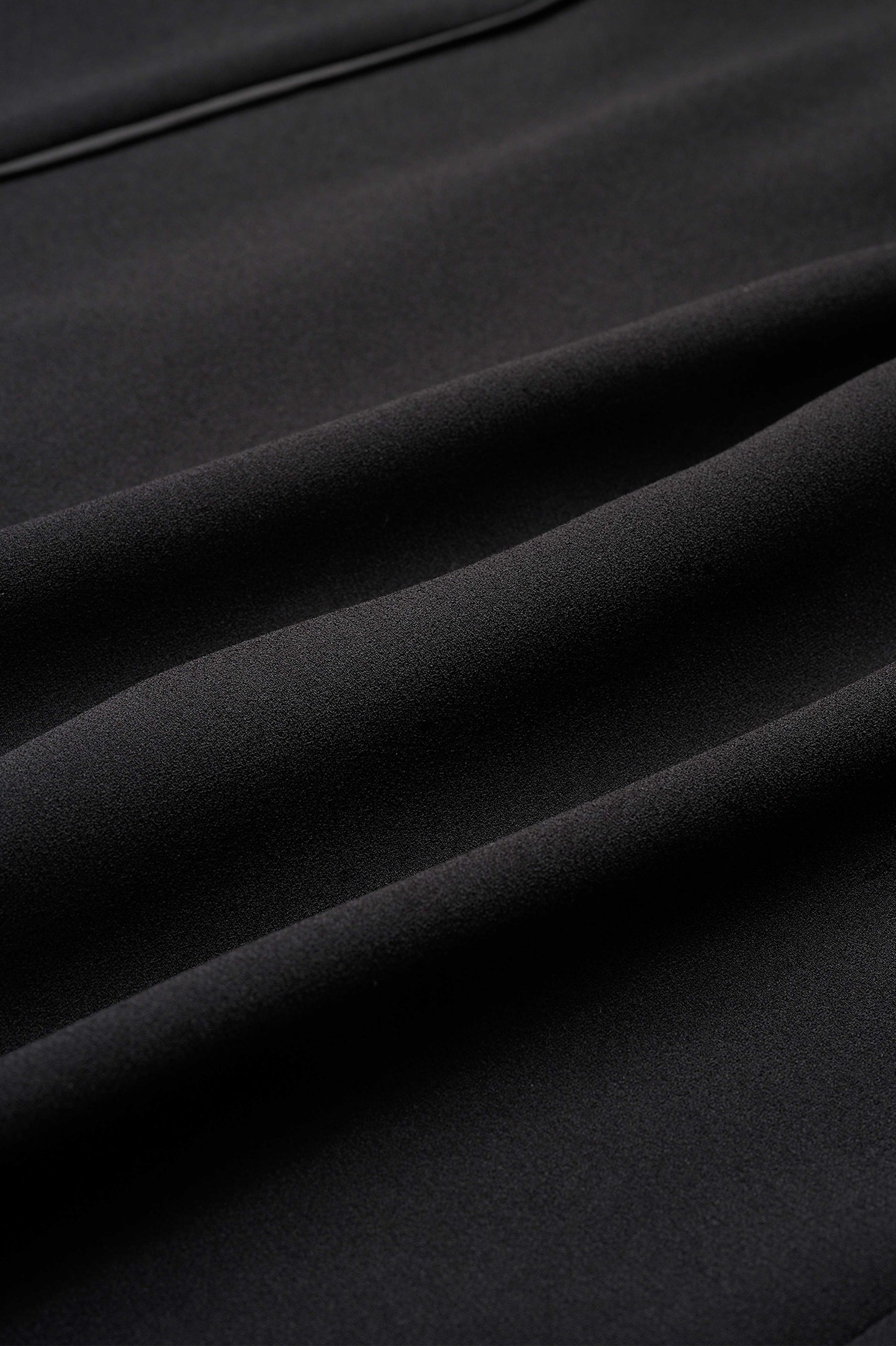 Petal collar lace dress set (Black)