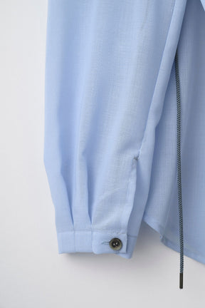 Float hood Shirt (Light blue)