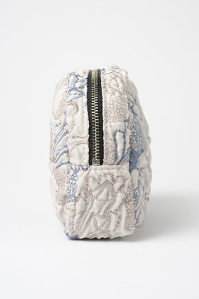 Quartz embroidery pouch (Ivory)