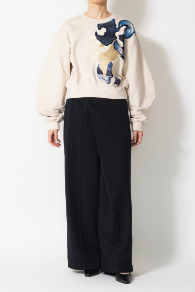 MURRAL Patchwork embroidered sweatshirt (Grage)