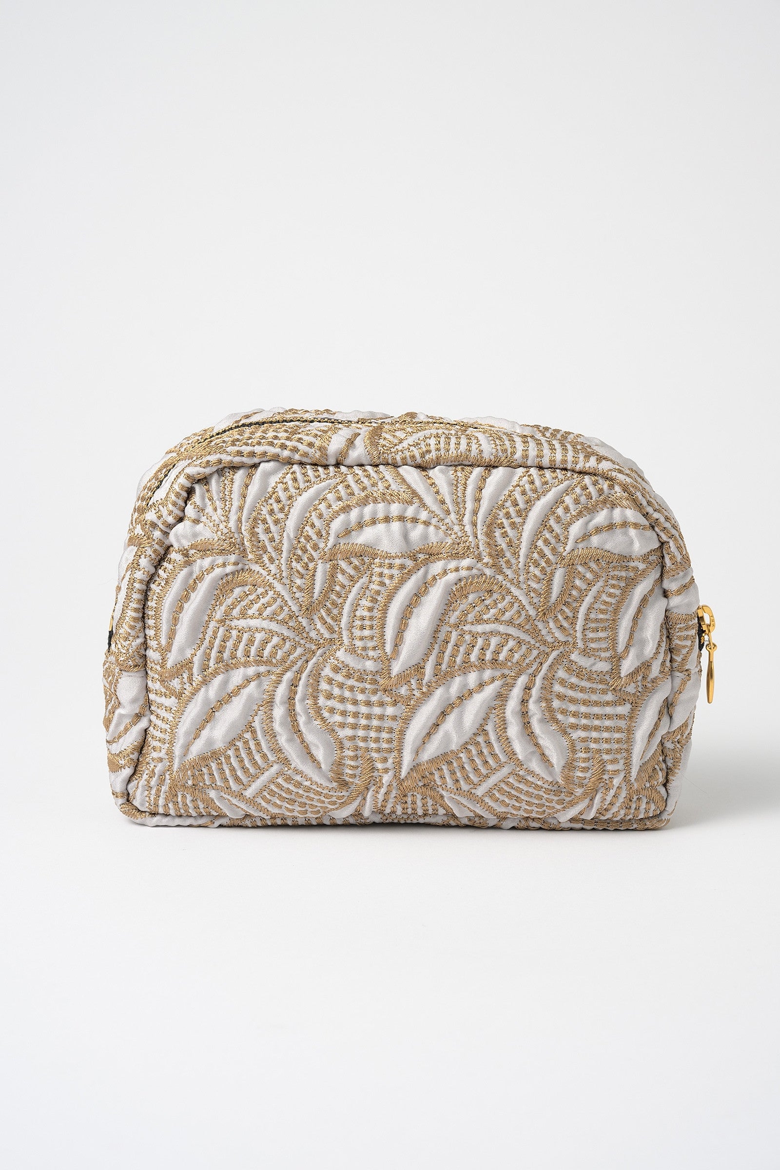 Thawing embroidery pouch (Ivory)