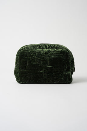 Symbolic embroidery pouch (Green)