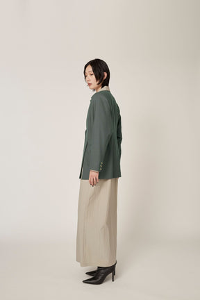 "DEAR" shirt dress (Gray)