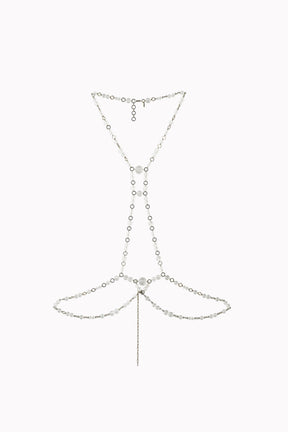 Petal collar lace dress set (Black)