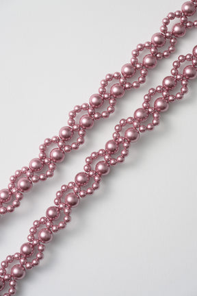 Grain pearl belt (Pink)