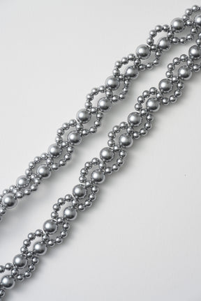 Petal sleeve lace dress set (Green)