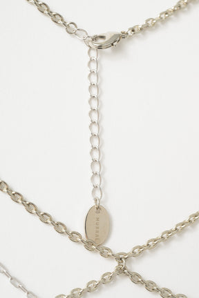 Slit sleeve lace jumpsuit set (Blue)