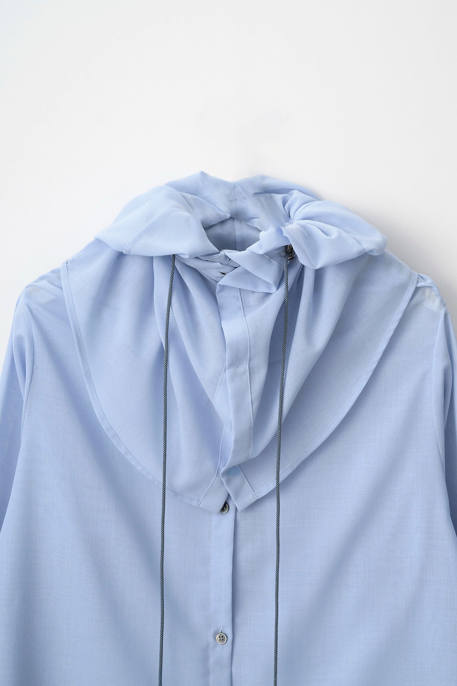 Float hood Shirt (Light blue)