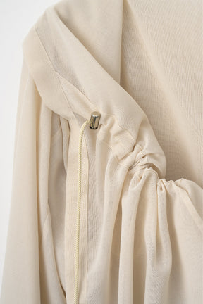 Float hood Shirt (Beige)
