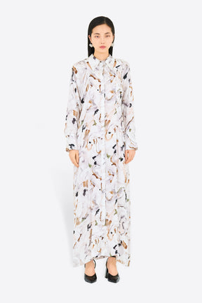 Dipsacus shirt dress (White)