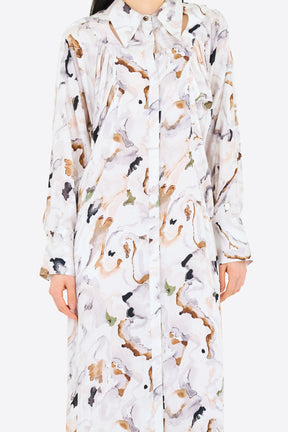 Dipsacus shirt dress (White)