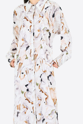 Dipsacus shirt dress (White)