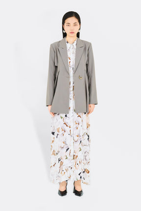 Dipsacus shirt dress (White)