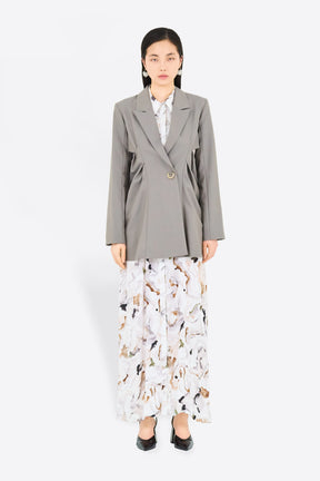 Dipsacus shirt dress (White)