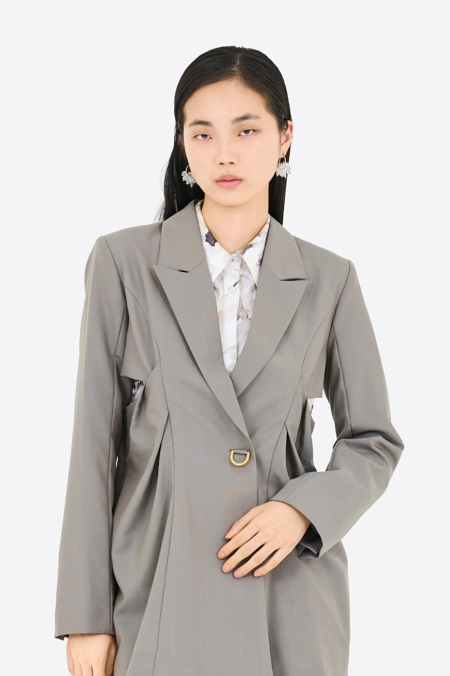 Peephole jacket (Gray)