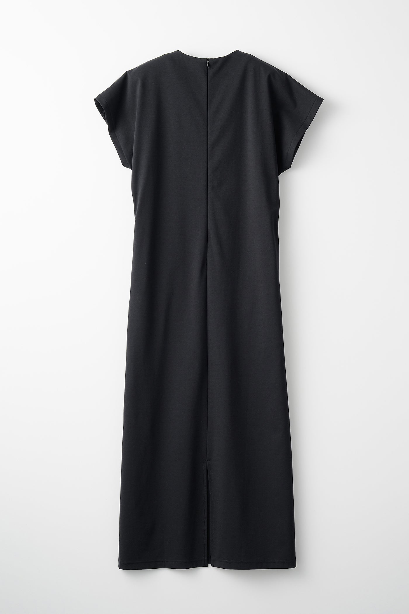 Framed embroidered jersey dress (Black)