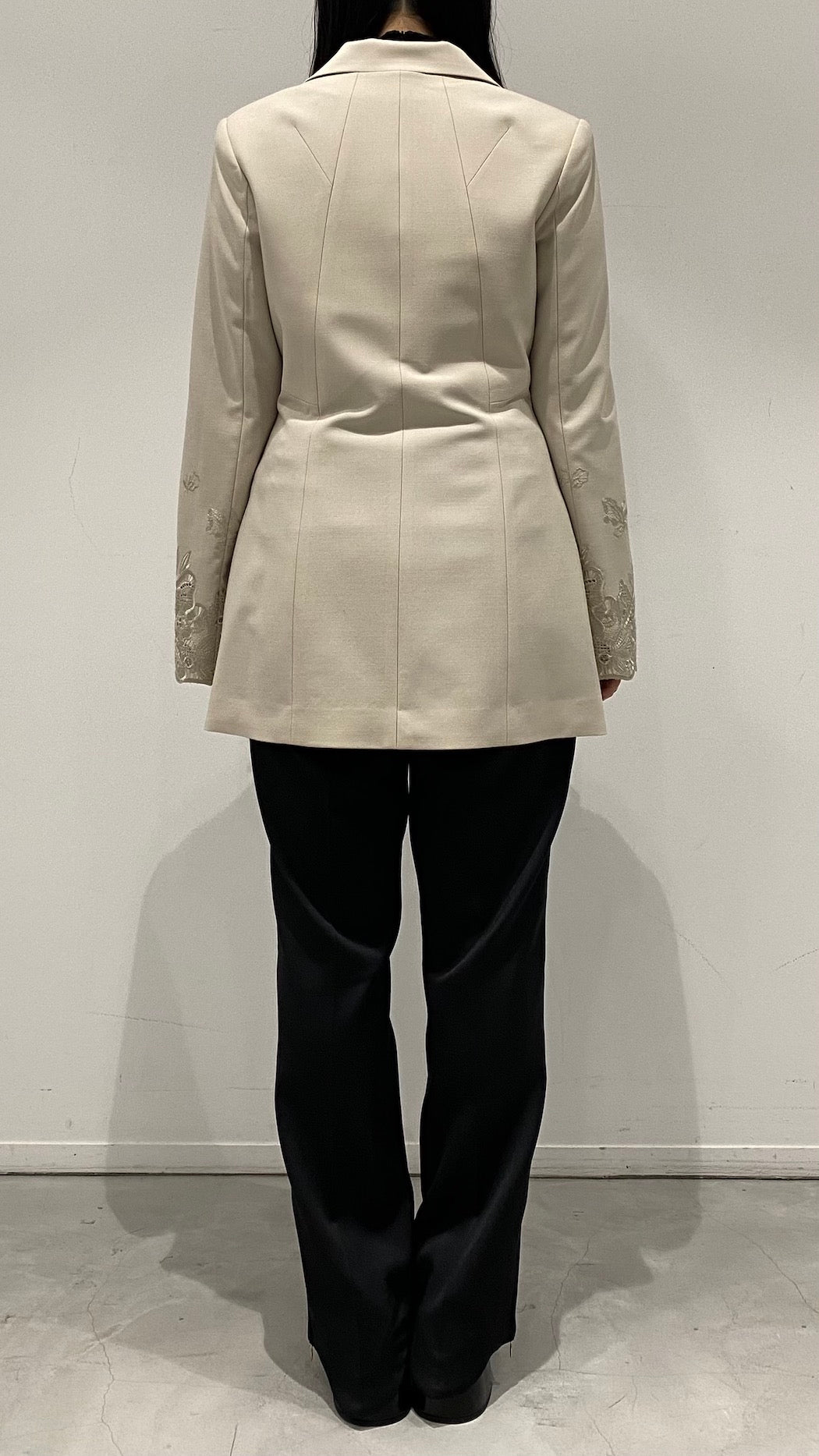 MURRAL Morpho embroidery jacket (Ivory)