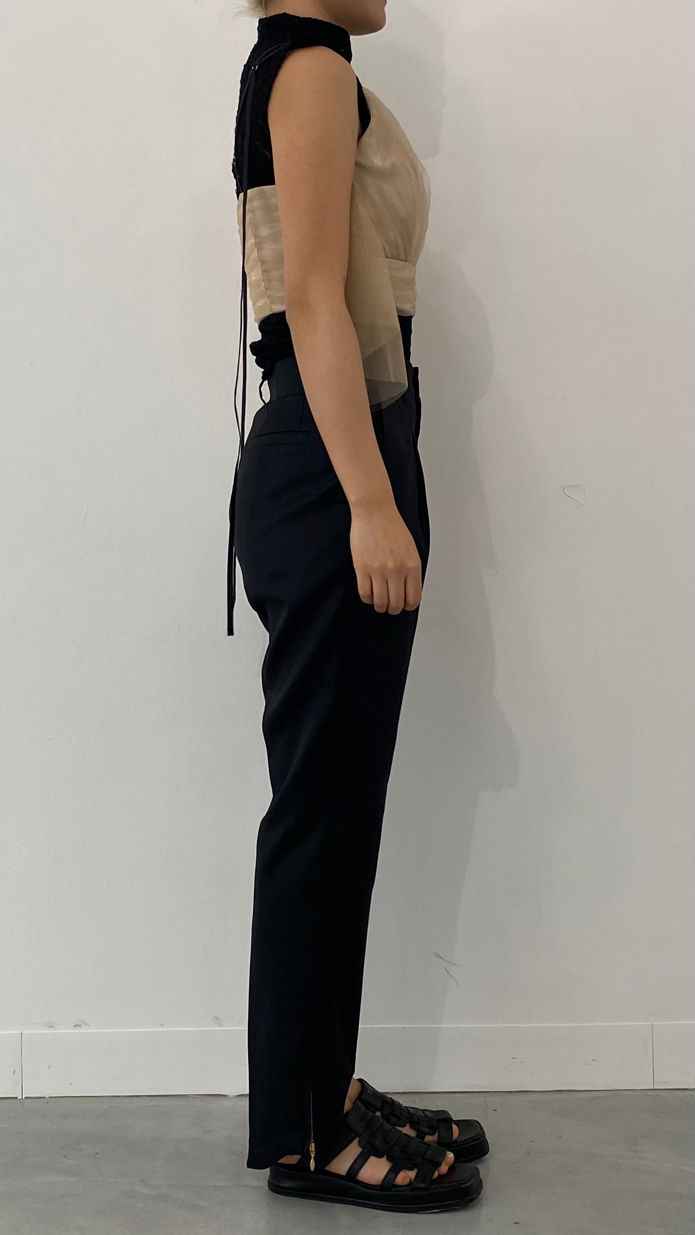 Flutter tulle bustier (Black) Flutter tulle bustier (Black)