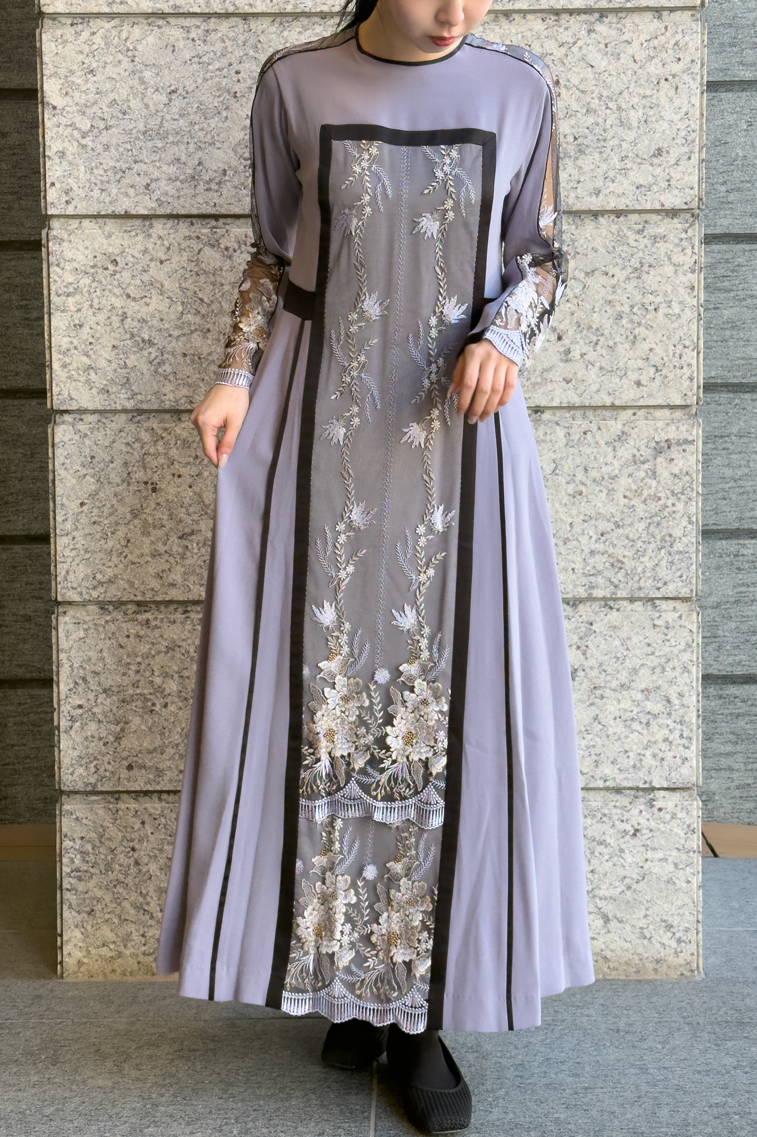 murral framed flower dress 稀少】ミューラル 20AW framed flower murral framed flower dress 稀少】ミューラル 20AW framed flower