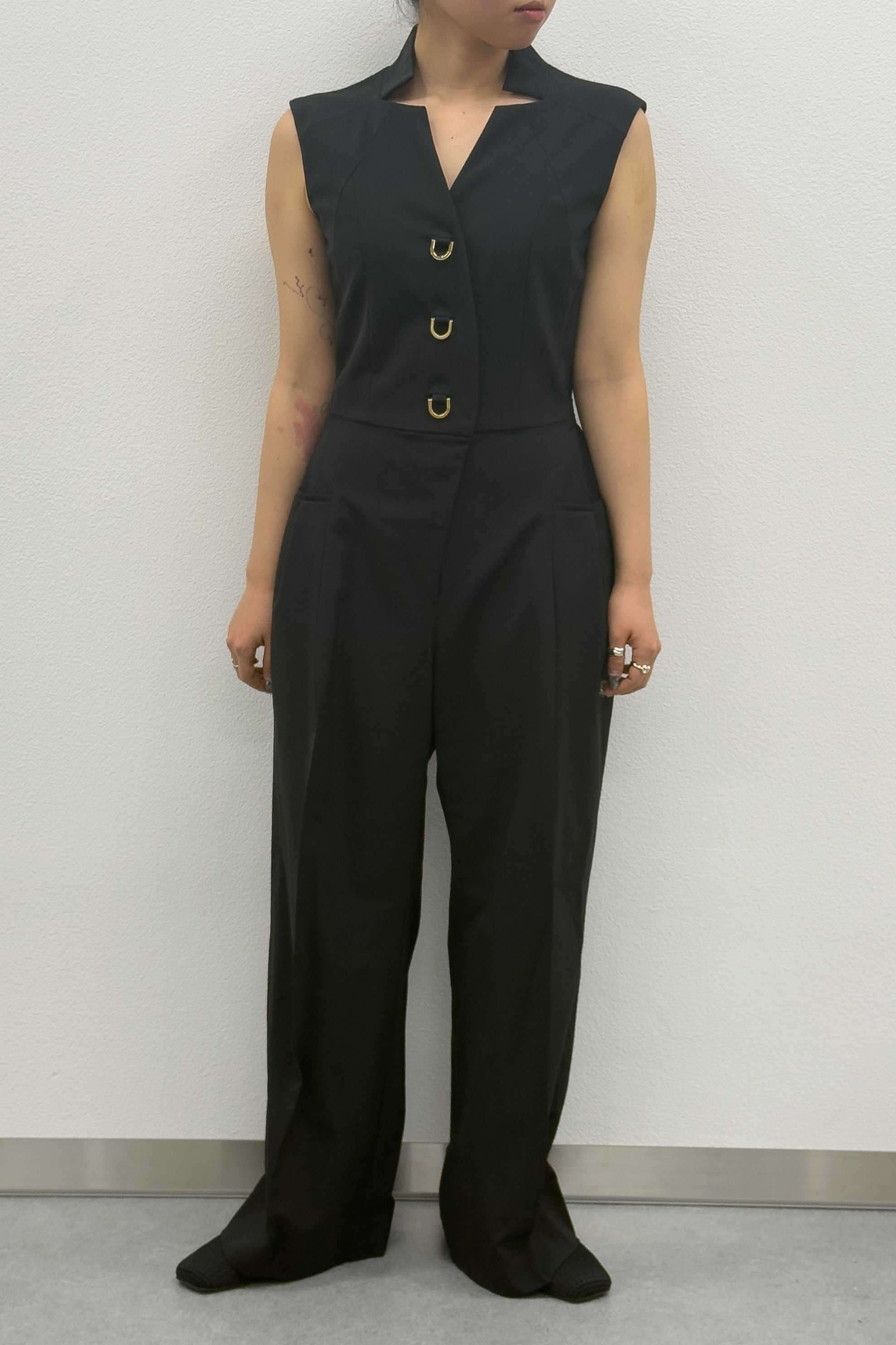 MURRAL Branching jumpsuit (Black)